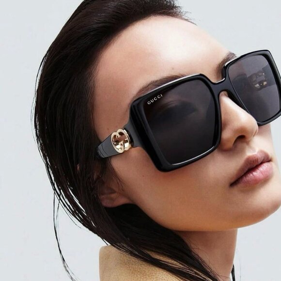 Gucci GG1692SA 004 Square Sunglasses - Violet - Picture 2 of 11